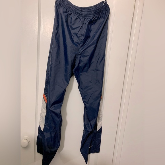 VINTAGE Nike Zip Away / Tearaway Track Pants jogging athletic pants windbreaker - Picture 2 of 12